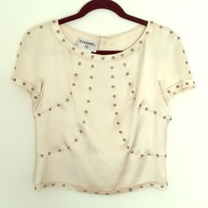 Chanel 100% silk blouse